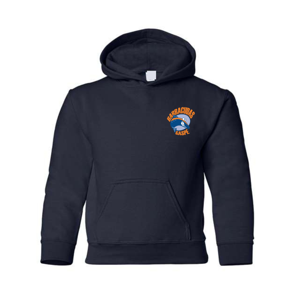 Hooded sweater, Kangaroo type - Junior - Navy