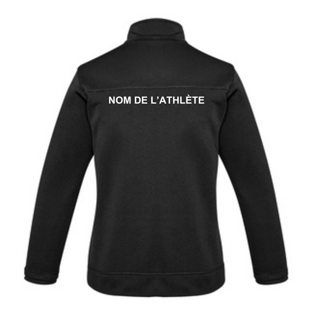 CARE - Veste sportive avec fermeture éclair - Coupe féminine - Noir