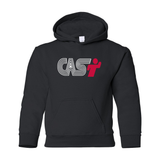 Fleece hooded sweater (Kangaroo/Hoodie) - Juvenile - Black