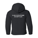 Fleece hooded sweater (Kangaroo/Hoodie) - Juvenile - Black