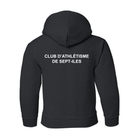 Fleece hooded sweater (Kangaroo/Hoodie) - Juvenile - Black