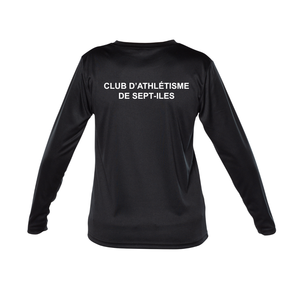 Technical sweater, long sleeves - Juvenile - Black