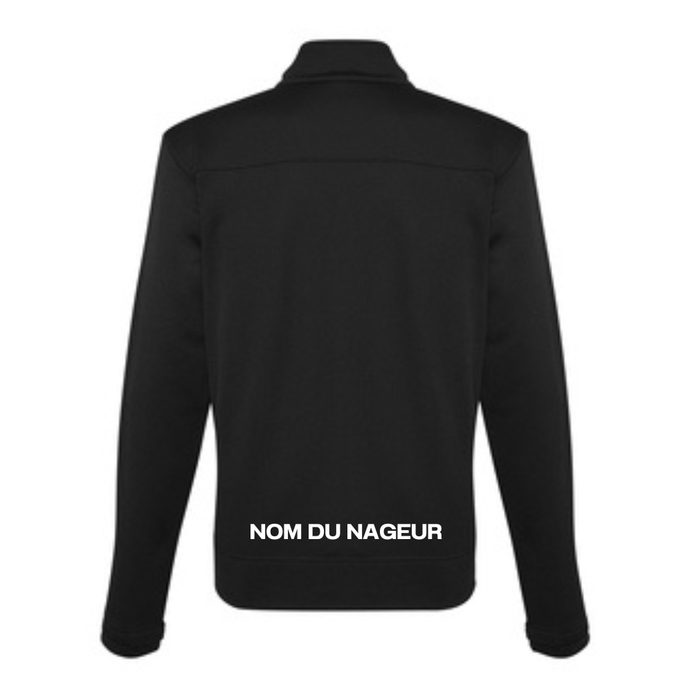 CNHR - Veste sportive avec fermeture éclair - Coupe régulière - Noir