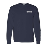 Cotton Long Sleeve Tee - Men's - Navy