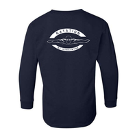 Cotton Long Sleeve Tee - Juvenile - Navy