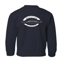 Fleece sweater Crewneck - Youth - Navy