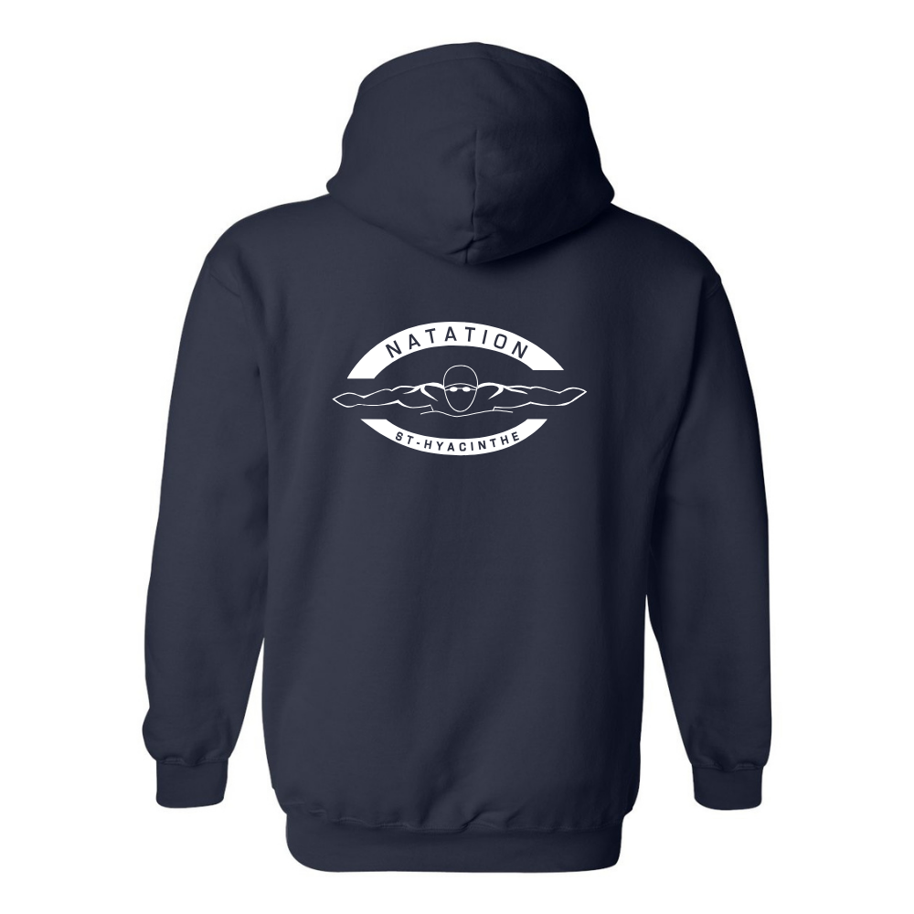 Hooded sweater Kangaroo type Adult Black Nation Sport