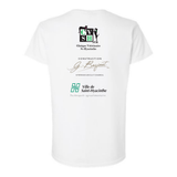 Short-sleeved cotton sweater - Feminine - White