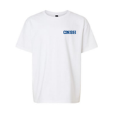 Short-sleeved cotton sweater - Juvenile - White