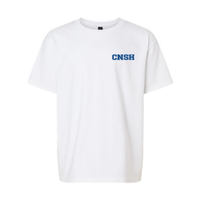 Short-sleeved cotton sweater - Juvenile - White