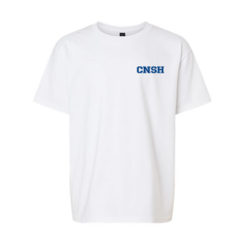 Short-sleeved cotton sweater - Juvenile - White