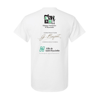 Short-sleeved cotton sweater - Men's - White