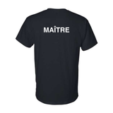 CNSI - Chandail à manches courtes dryblend - Adulte - MAÎTRE - PETIT LOGO - Noir