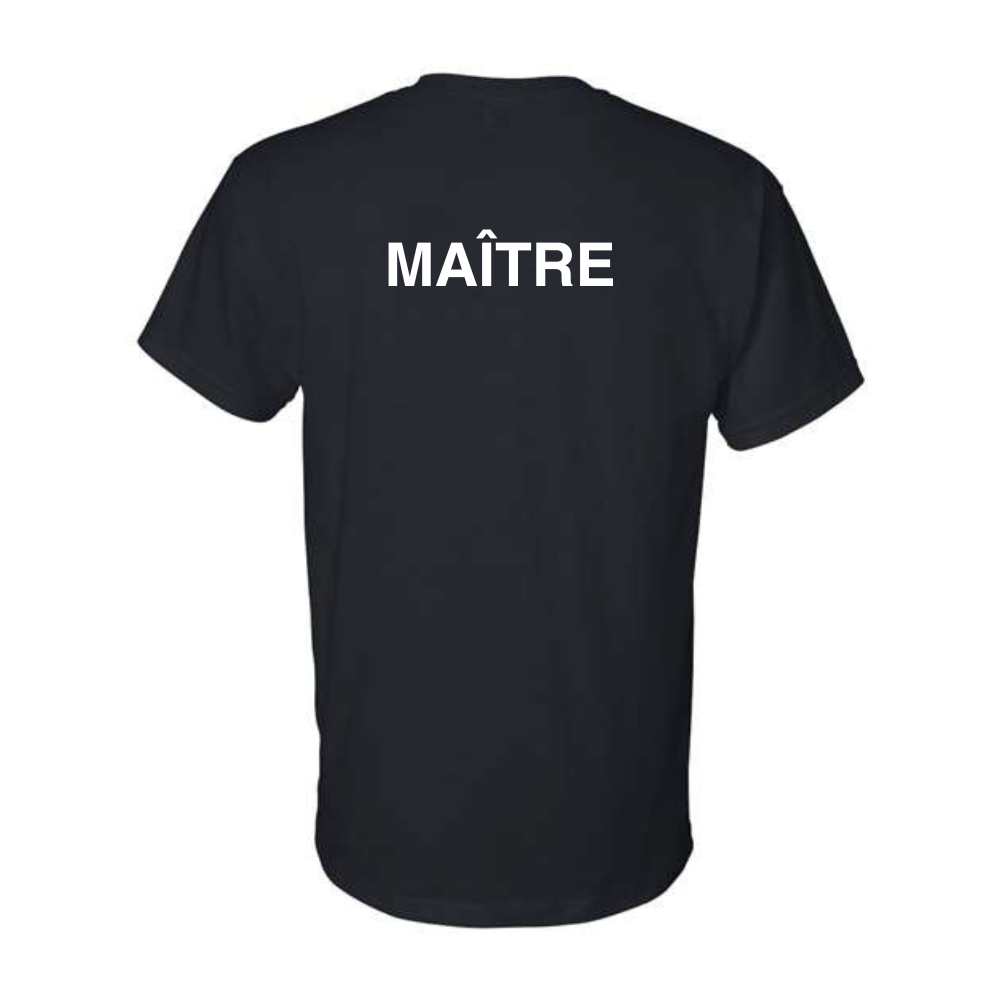 CNSI - Chandail à manches courtes dryblend - Adulte - MAÎTRE - PETIT LOGO - Noir