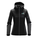 Light hooded jacket - Women - Black and Gray