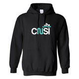 CNSI - Chandail molleton à capuchon (Kangourou/Hoodie) - Adulte - Noir