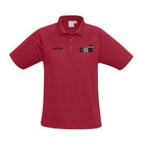CNSI - Polo - Masculin - OFFICIEL - Rouge
