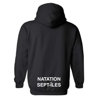 CNSI - Chandail molleton à capuchon (Kangourou/Hoodie) - Adulte - Noir