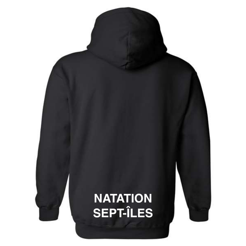 CNSI - Chandail molleton à capuchon (Kangourou/Hoodie) - Adulte - Noir