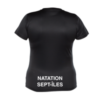 CNSI - Chandail technique à manches courtes - Féminin - Noir
