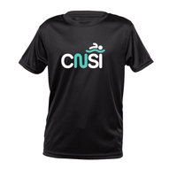 Short-sleeved technical sweater - Child - Black