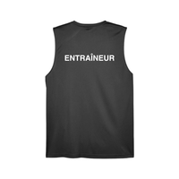 CNSI - Camisole performance pour hommes - ENTRAÎNEUR - Noir