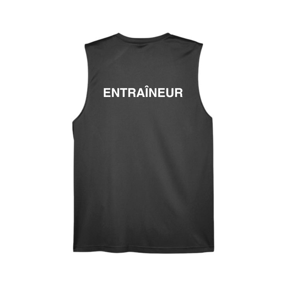CNSI - Camisole performance pour hommes - ENTRAÎNEUR - Noir