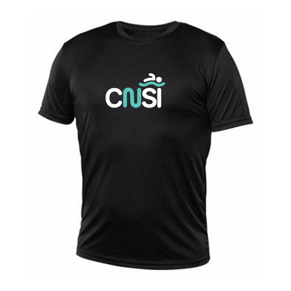 CNSI - Chandail technique à manches courtes - Homme - ENTRAÎNEUR - Noir