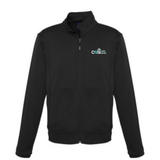 Sporty jacket with zipper - Regular fit - Black