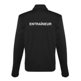 Sporty jacket with zipper - Regular fit - Black