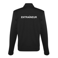 Sporty jacket with zipper - Regular fit - Black