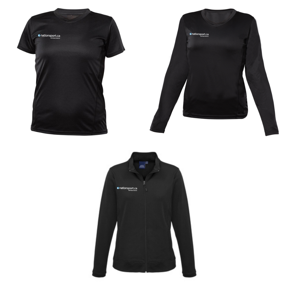 Referee Clothing Set - Female - Black - Version without identification REFEREE