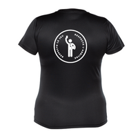 Referee - Technical short-sleeved shirt - Women - Black - Version without identification REFEREE