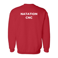 Juvenile fleece (hoodie) sweater - Red - CN Chambly