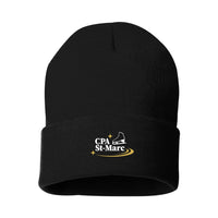 Beanie without pompom - Black