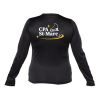 CPA St-Marc - Chandail technique, à manches longues - Féminin - Noir