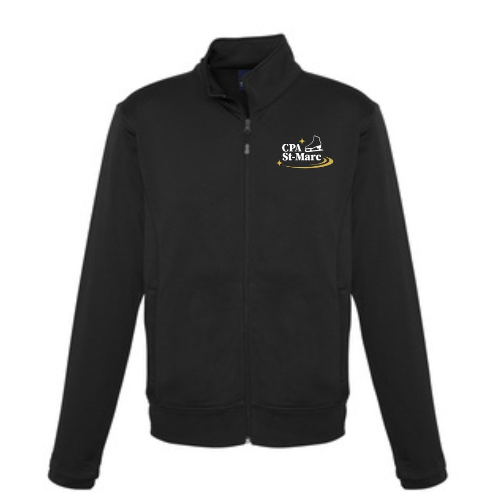 CPA St-Marc - Veste sportive avec fermeture éclair - Coupe régulière - Noir