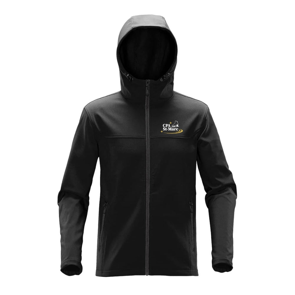 Light hooded jacket - Men - Black and Gray