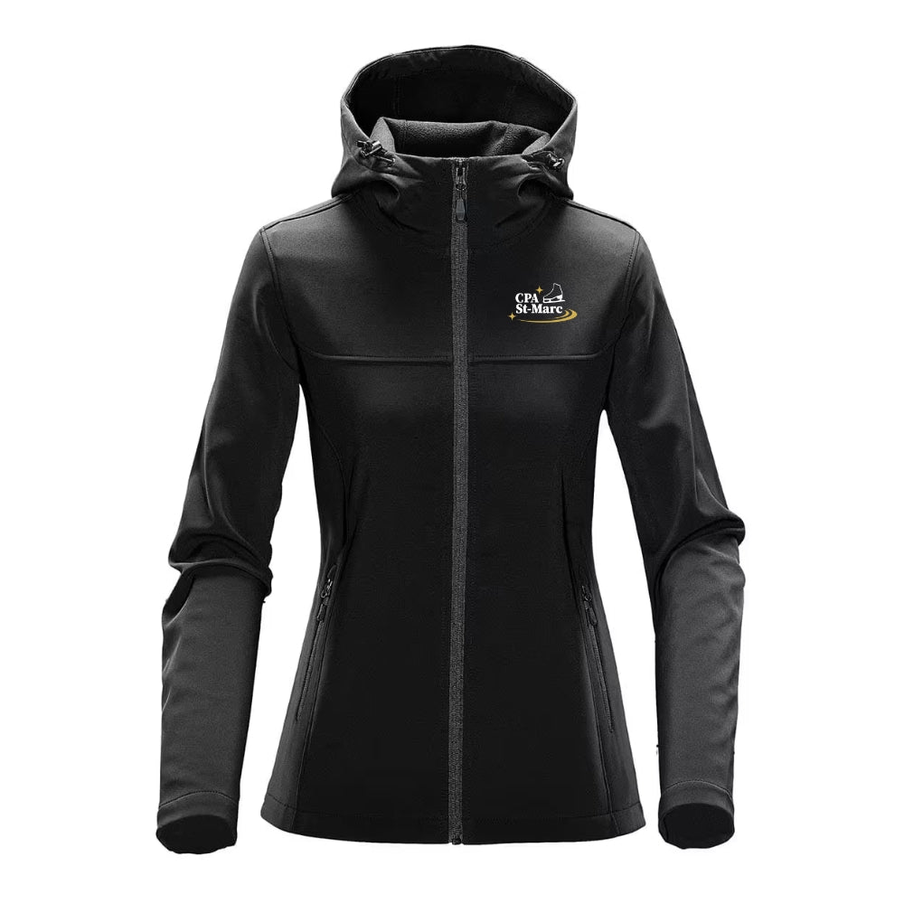 CPA St-Marc - Veste Légère à capuche - Femme - Noir et Gris