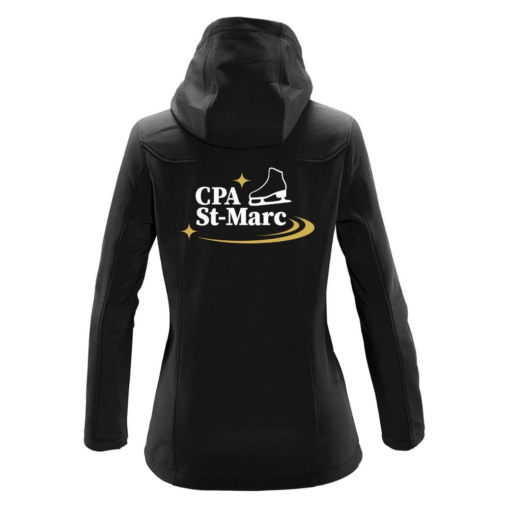 Light hooded jacket - Women - Black and Gray