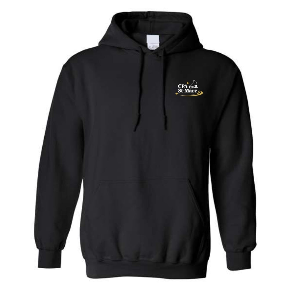 CPA St-Marc - Chandail molleton à capuchon (Kangourou/Hoodie) - Adulte - Noir