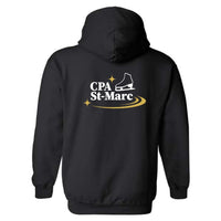 Fleece hooded sweater (Kangaroo/Hoodie) - Adult - Black