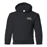 Fleece hooded sweater (Kangaroo/Hoodie) - Juvenile - Black