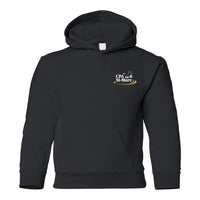 Fleece hooded sweater (Kangaroo/Hoodie) - Juvenile - Black