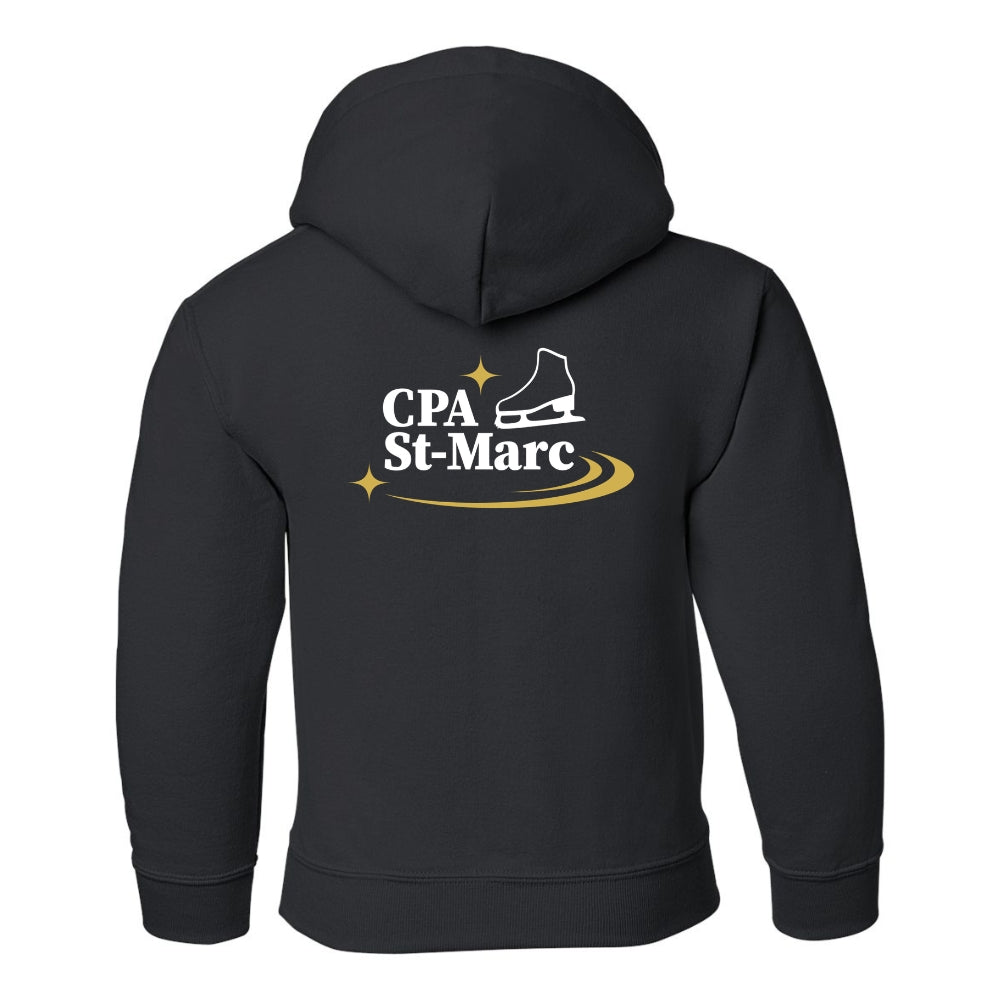 CPA St-Marc - Chandail molleton à capuchon (Kangourou/Hoodie) - Juvénile - Noir