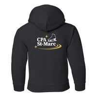 Fleece hooded sweater (Kangaroo/Hoodie) - Juvenile - Black