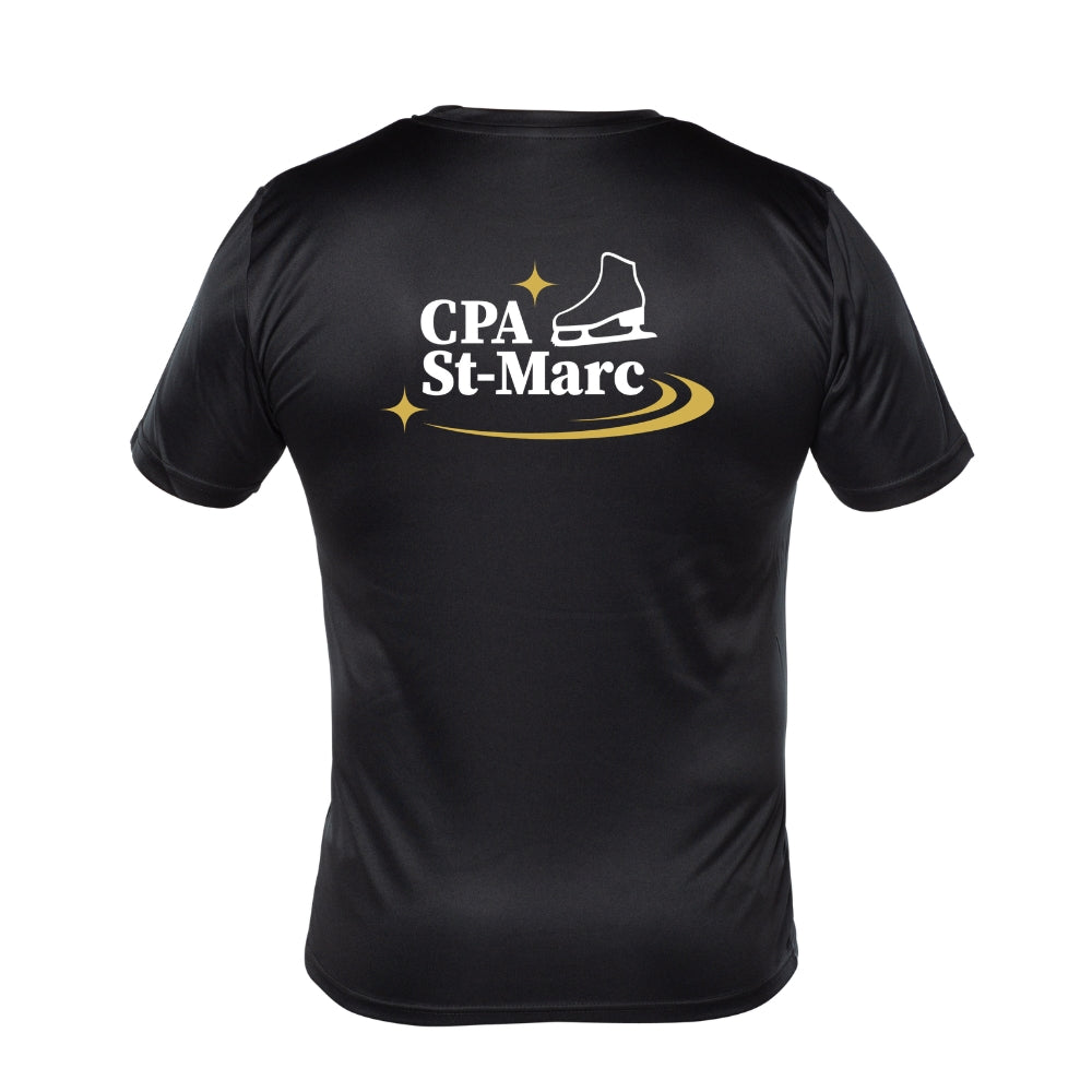 Short-sleeved technical sweater - Men - Black