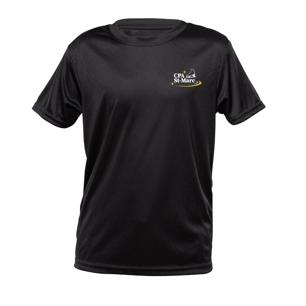 Short-sleeved technical sweater - Child - Black
