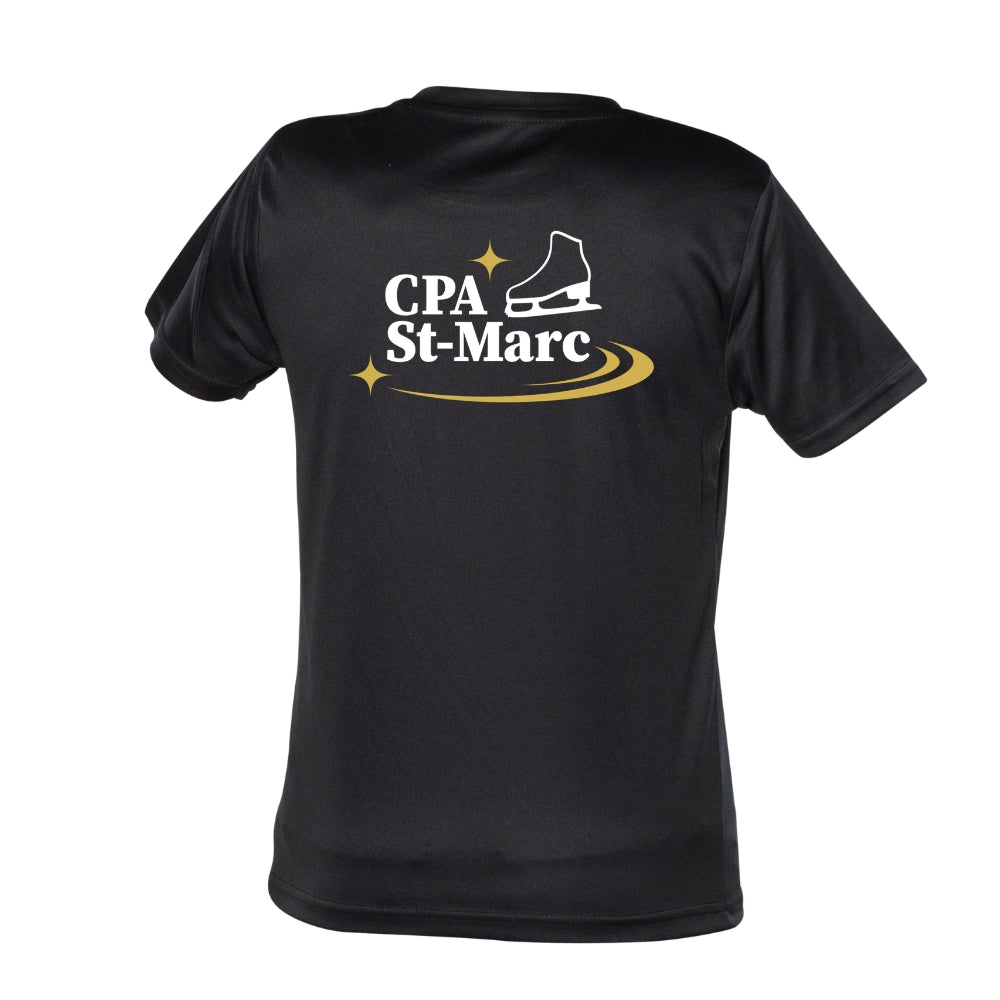 Short-sleeved technical sweater - Child - Black