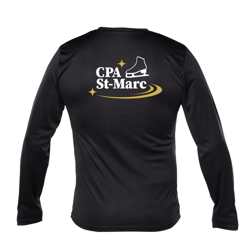 CPA St-Marc - Chandail technique, à manches longues - Masculin - Noir